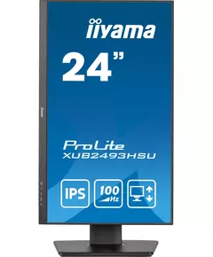 Купить ЖК-монитор Iiyama ProLite XUB2493HSU-B6 23.8" IPS LED 1ms 16:9 HDMI M/M матовая HAS Piv 250cd 178гр/178гр 1920x1080 100Hz DP FHD USB 4.6кг черный, изображение 2 в интернет-магазине Irkshop.ru