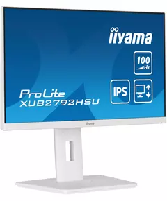 Купить ЖК-монитор Iiyama ProLite XUB2792HSU-W6 27" IPS LED 0.4ms 16:9 HDMI M/M матовая HAS Piv 1300:1 250cd 178гр/178гр 1920x1080 100Hz DP FHD USB 5.7кг белый, изображение 4 в интернет-магазине Irkshop.ru