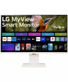 Купить ЖК-монитор LG MyView 32SR83U-W 31.5" IPS LED 16:9 HDMI M/M матовая HAS 400cd 178гр/178гр 3840x2160 60Hz UHD USB 7.7кг белый [32SR83U-W.ARUZ], изображение 3 в интернет-магазине Irkshop.ru