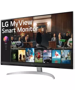 Купить ЖК-монитор LG MateView 32SQ700S-W 31.5" VA LED 16:9 HDMI M/M матовая 250cd 178гр/178гр 3840x2160 60Hz UHD USB 6.5кг белый [32SQ700S-W.ARUZ], изображение 2 в интернет-магазине Irkshop.ru