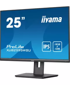 Купить ЖК-монитор Iiyama ProLite XUB2595WSU-B5 25" IPS LED 16:10 HDMI M/M матовая HAS Piv 1000:1 300cd 178гр/178гр 1920x1200 75Hz VGA DP WU USB 5кг черный, изображение 3 в интернет-магазине Irkshop.ru