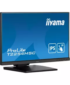 Купить ЖК-монитор Iiyama ProLite T2254MSC-B1AG 21.5" IPS LED 16:9 HDMI M/M глянцевая HAS 250cd 178гр/178гр 1920x1080 60Hz DP FHD USB Touch 4.9кг черный, изображение 2 в интернет-магазине Irkshop.ru