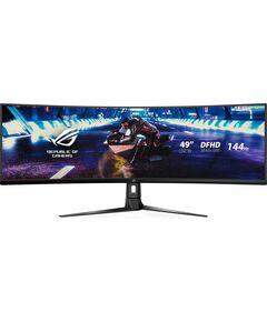 Купить ЖК-монитор Asus ROG Strix XG49VQ 49" VA LED 32:9 HDMI M/M матовая HAS Piv 450cd 3840x1080 144Hz FreeSync 2 DP FHD USB 12.2кг черный [90LM04H0-B01170] в интернет-магазине Irkshop.ru