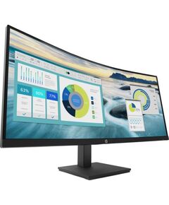 Купить ЖК-монитор HP P34hc G4 34" VA 21:9 HDMI матовая HAS 250cd 178гр/178гр 3440x1440 100Hz DP 2K USB 10.51кг черный [21Y56AA], изображение 2 в интернет-магазине Irkshop.ru