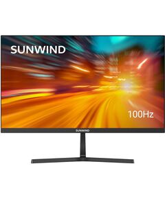 Купить ЖК-монитор SunWind SM-27FI221 27" IPS LED 16:9 HDMI M/M матовая 300cd 178гр/178гр 1920x1080 100Hz G-Sync VGA DP FHD 4.3кг черный [SM27SB01], изображение 2 в интернет-магазине Irkshop.ru