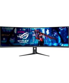 Купить ЖК-монитор Asus ROG Strix XG49WCR 49" VA LED 1ms 32:9 HDMI матовая HAS Piv 450cd 178гр/178гр 5120x1440 165Hz DP 5K USB 14.92кг черный [90LM08I0-B01170] в интернет-магазине Irkshop.ru