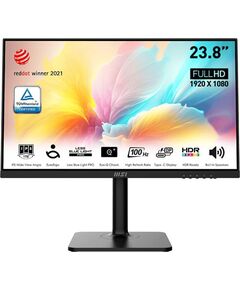 Купить ЖК-монитор MSI Modern MD2412P 23.8" IPS LED 1ms 16:9 HDMI M/M матовая HAS Piv 300cd 178гр/178гр 1920x1080 100Hz FreeSync FHD USB 4.65кг черный [9S6-3PA59H-095] в интернет-магазине Irkshop.ru