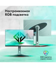 Купить ЖК-монитор GMNG Gaming GM-27F15 27" IPS LED 2ms 16:9 HDMI M/M матовая HAS Piv 400cd 178гр/178гр 2560x1440 240Hz G-Sync FreeSync DP 2K 6.55кг серый [GM27SG02], изображение 8 в интернет-магазине Irkshop.ru