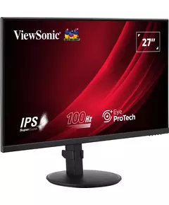 Купить ЖК-монитор Viewsonic VA2708-HDJ 27" IPS LED 16:9 HDMI матовая HAS Piv 250cd 178гр/178гр 1920x1080 100Hz VGA DP FHD 6.1кг черный, изображение 2 в интернет-магазине Irkshop.ru