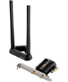 Купить Сетевой адаптер Wi-Fi + Bluetooth Asus PCE-AXE59BT PCI Express x1 2 антенны, изображение 3 в интернет-магазине Irkshop.ru