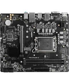 Купить Материнская плата MSI PRO B760M-E LGA1700 Intel B760 2xDDR5 mATX AC97 8ch(7.1) GbLAN+VGA+HDMI в интернет-магазине Irkshop.ru