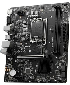 Купить Материнская плата MSI PRO B760M-E LGA1700 Intel B760 2xDDR5 mATX AC97 8ch(7.1) GbLAN+VGA+HDMI, изображение 2 в интернет-магазине Irkshop.ru