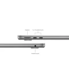 Купить Ноутбук Apple MacBook Air A3113 M3 8 core 16Gb SSD256Gb/10 core GPU 13.6" Liquid Retina (2560x1664) Mac OS grey space WiFi BT Cam [Z1B6001SE] в интернет-магазине Irkshop.ru