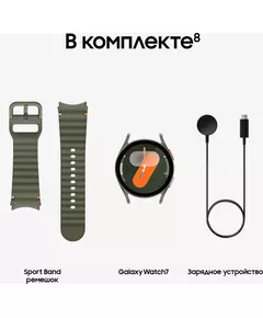 Купить Смарт-часы Samsung Galaxy Watch 7 LTE 40мм 1.31" AMOLED зеленый [SM-L305FZGACAU], изображение 24 в интернет-магазине Irkshop.ru