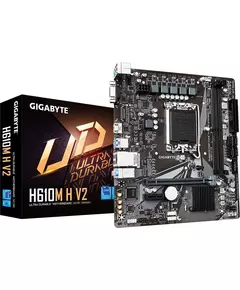 Купить Материнская плата GigaByte H610M H V2 LGA1700 Intel H610 2xDDR5 mATX AC97 8ch(7.1) GbLAN+VGA+HDMI, изображение 4 в интернет-магазине Irkshop.ru