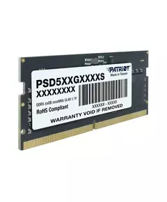 Купить Память Patriot Signature 16Gb DDR5 5600MHz PC5-44800 CL46 SO-DIMM 262-pin 1.1В single rank RTL [PSD516G560081S], изображение 2 в интернет-магазине Irkshop.ru