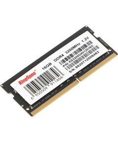 Купить Модуль памяти KingSpec 16Gb DDR4 3200MHz PC4-25600 CL22 SO-DIMM 260-pin 1.2В single rank RTL [KS3200D4N12016G], изображение 2 в интернет-магазине Irkshop.ru