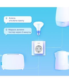 Купить Умная розетка TP-Link Tapo P110 (2-pack) EU VDEBT Wi-Fi белый, изображение 6 в интернет-магазине Irkshop.ru