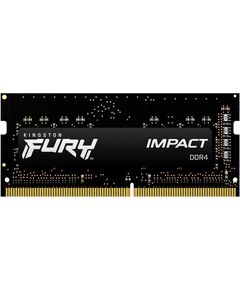 Купить Модуль памяти Kingston Fury Impact 16Gb DDR4 3200MHz PC4-25600 CL20 SO-DIMM 260-pin 1.2В single rank RTL [KF432S20IB/16] в интернет-магазине Irkshop.ru