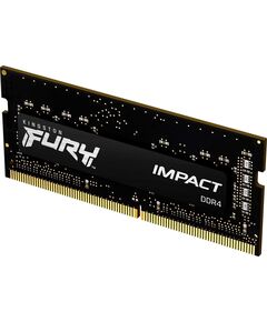 Купить Модуль памяти Kingston Fury Impact 16Gb DDR4 3200MHz PC4-25600 CL20 SO-DIMM 260-pin 1.2В single rank RTL [KF432S20IB/16], изображение 2 в интернет-магазине Irkshop.ru