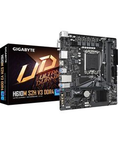 Купить Материнская плата GigaByte H610M S2H V3 DDR4 LGA1700 Intel H610 2xDDR4 mATX AC97 8ch(7.1) GbLAN+VGA+HDMI+DP в интернет-магазине Irkshop.ru