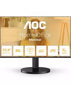 Купить ЖК-монитор AOC Basic-Line 24B3HA2/01 23.8" IPS LED 16:9 HDMI M/M матовая 250cd 178гр/178гр 1920x1080 100Hz VGA FHD 2.97кг черный, изображение 3 в интернет-магазине Irkshop.ru