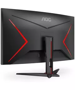 Купить ЖК-монитор AOC C32G2ZE 31.5" VA LED 1ms 16:9 HDMI матовая 300cd 178гр/178гр 1920x1080 240Hz DP FHD 6.98кг черный/красный, изображение 3 в интернет-магазине Irkshop.ru