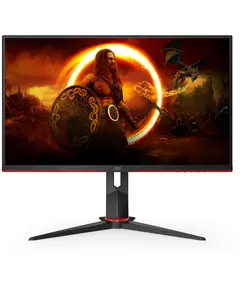 Купить ЖК-монитор AOC Q27G2U 27" VA LED 1ms 16:9 HDMI матовая HAS Piv 250cd 178гр/178гр 2560x1440 144Hz FreeSync Premium DP 2K USB 5.2кг черный/красный в интернет-магазине Irkshop.ru