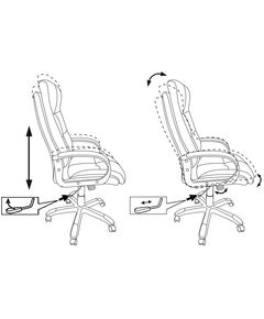 Купить Кресло руководителя Бюрократ CH-824/ALFA44 Fabric серый Alfa 44 крестов. пластик, изображение 5 в интернет-магазине Irkshop.ru