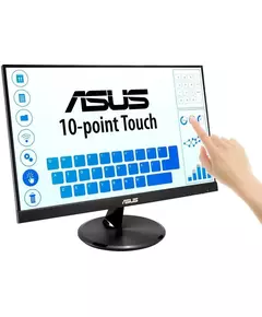 Купить ЖК-монитор Asus VT229H 21.5" IPS LED 16:9 HDMI M/M глянцевая 1000:1 250cd 178гр/178гр 1920x1080 60Hz VGA FHD USB Touch 3.83кг черный [90LM0490-B02170], изображение 2 в интернет-магазине Irkshop.ru