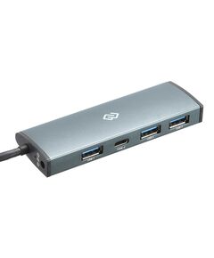 Купить Разветвитель USB-C Digma HUB-3U3.0С-UC-G 4порт. серый в интернет-магазине Irkshop.ru