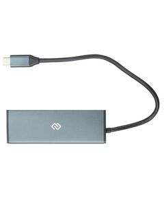 Купить Разветвитель USB-C Digma HUB-3U3.0С-UC-G 4порт. серый, изображение 5 в интернет-магазине Irkshop.ru