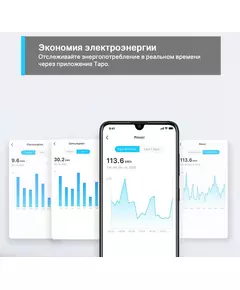 Купить Умная розетка TP-Link Tapo P110 EU VDEBT Wi-Fi белый, изображение 6 в интернет-магазине Irkshop.ru