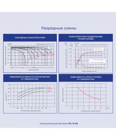 Купить Батарея для ИБП Ippon IPL12-65 12В 65Ач, изображение 4 в интернет-магазине Irkshop.ru