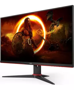 Купить ЖК-монитор AOC 24G2SPAE 23.8" IPS LED 1ms 16:9 HDMI M/M матовая 250cd 178гр/178гр 1920x1080 165Hz FreeSync Premium VGA DP FHD 3.75кг черный/красный, изображение 3 в интернет-магазине Irkshop.ru