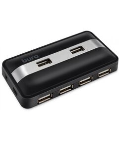 Купить Разветвитель USB 2.0 BURO BU-HUB7-U2.0 7порт. черный, изображение 4 в интернет-магазине Irkshop.ru