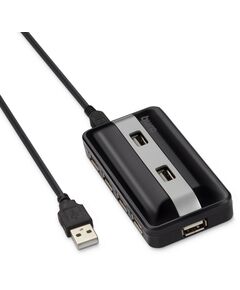 Купить Разветвитель USB 2.0 BURO BU-HUB7-U2.0 7порт. черный, изображение 6 в интернет-магазине Irkshop.ru