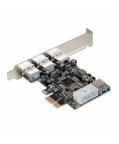 Купить Контроллер Exegate EXE-367 PCI-E x1 v2.0, 3*USB3.0 ext. + 1*USB3.0 int., разъем доп.питания, VIA Labs Chipset VL805 [EX283720RUS] в интернет-магазине Irkshop.ru