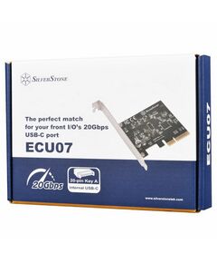 Купить Контроллер SilverStone SST-ECU07 SuperSpeed USB 20Gbps / internal USB-C Key-A 3.2 Gen 2x2 PCIe expansion card [G56ECU070000010], изображение 4 в интернет-магазине Irkshop.ru