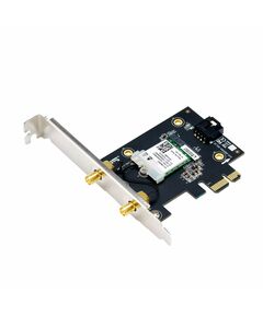 Купить Сетевой адаптер Wi-Fi + Bluetooth Asus PCE-AXE5400 PCI Express x1, 2 внешние съемные антенны, изображение 3 в интернет-магазине Irkshop.ru