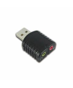 Купить Звуковая плата Speed Dragon FG-UAU02D-1AB-BU01 Tiny USB Stereo (24bit 96kHz), SSS1700 black, Bulk в интернет-магазине Irkshop.ru