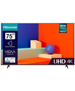 Купить ЖК-телевизор Hisense 75A6K 75" 4K Ultra HD 60Hz DVB-T DVB-T2 DVB-C DVB-S DVB-S2 USB WiFi Smart TV черный, изображение 2 в интернет-магазине Irkshop.ru