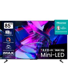 Купить ЖК-телевизор Hisense 85U7KQ 85" QLED 4K Ultra HD 120Hz DVB-T DVB-T2 DVB-C DVB-S DVB-S2 USB WiFi Smart TV темно-серый, изображение 2 в интернет-магазине Irkshop.ru