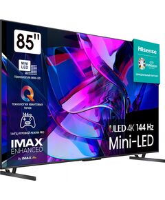 Купить ЖК-телевизор Hisense 85U7KQ 85" QLED 4K Ultra HD 120Hz DVB-T DVB-T2 DVB-C DVB-S DVB-S2 USB WiFi Smart TV темно-серый, изображение 3 в интернет-магазине Irkshop.ru