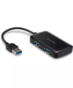 Купить Разветвитель USB 3.0 BURO BU-HUB4-U3.0-S, изображение 3 в интернет-магазине Irkshop.ru