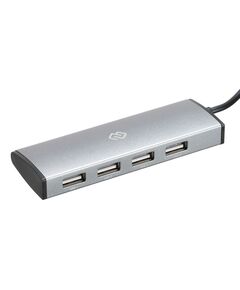 Купить Разветвитель Digma HUB-4U2.0-UC-DS 4 порта USB-C, серебристый, изображение 2 в интернет-магазине Irkshop.ru