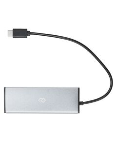 Купить Разветвитель Digma HUB-4U2.0-UC-DS 4 порта USB-C, серебристый, изображение 4 в интернет-магазине Irkshop.ru