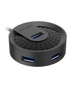 Купить Разветвитель A4-Tech A4Tech HUB-30C 4 порта USB 3.0, черный, изображение 2 в интернет-магазине Irkshop.ru