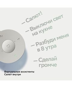 Купить Умная колонка Sber Boom Mini Салют белый 5W 1.0 BT/Wi-Fi [SBDV-00095G], изображение 8 в интернет-магазине Irkshop.ru