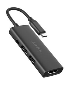 Купить Разветвитель A4-Tech DST-40C 2 порта USB-C, серый, изображение 6 в интернет-магазине Irkshop.ru